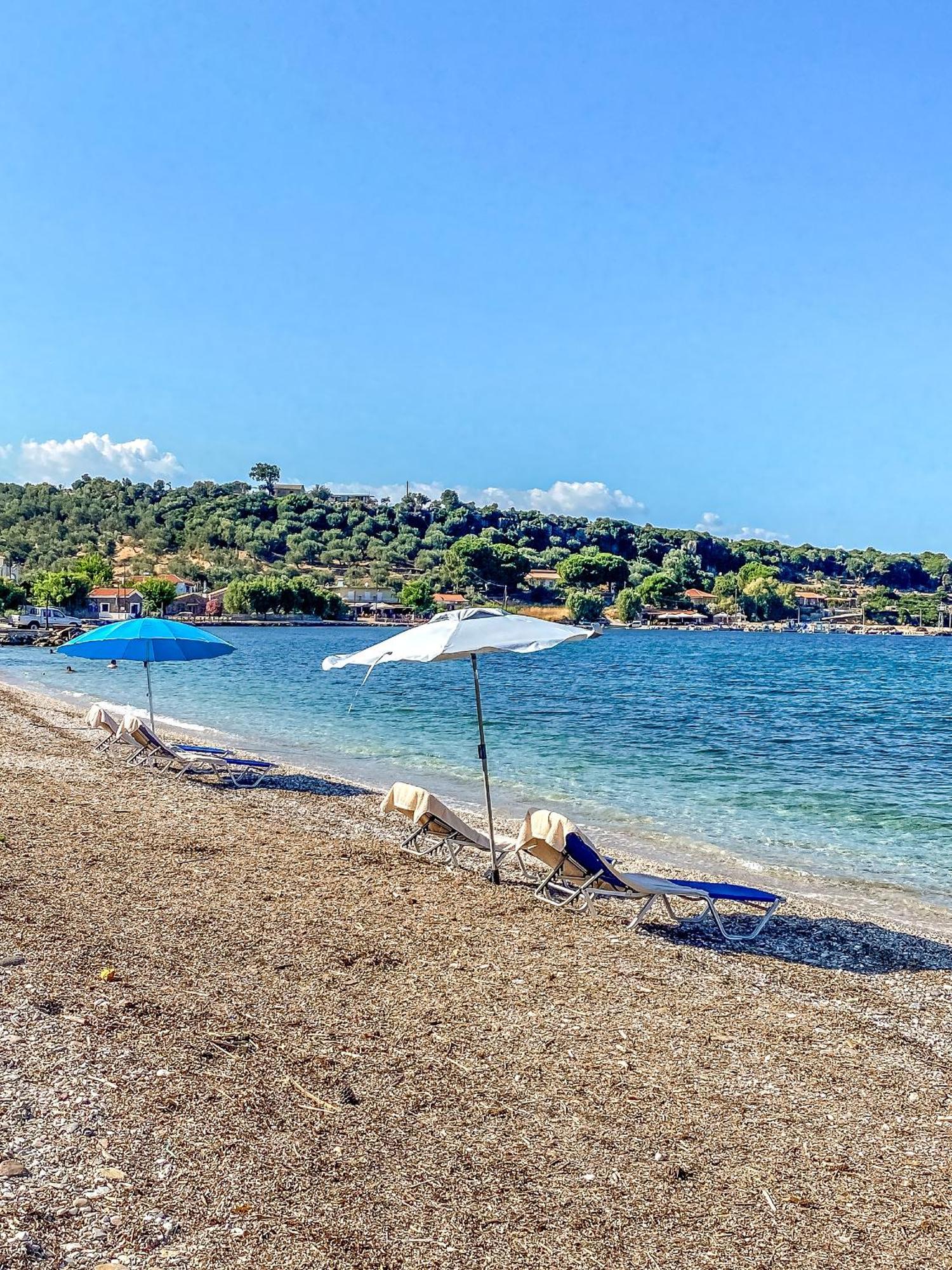 Kyparissis Beach Houses Skala Mistegnon 외부 사진