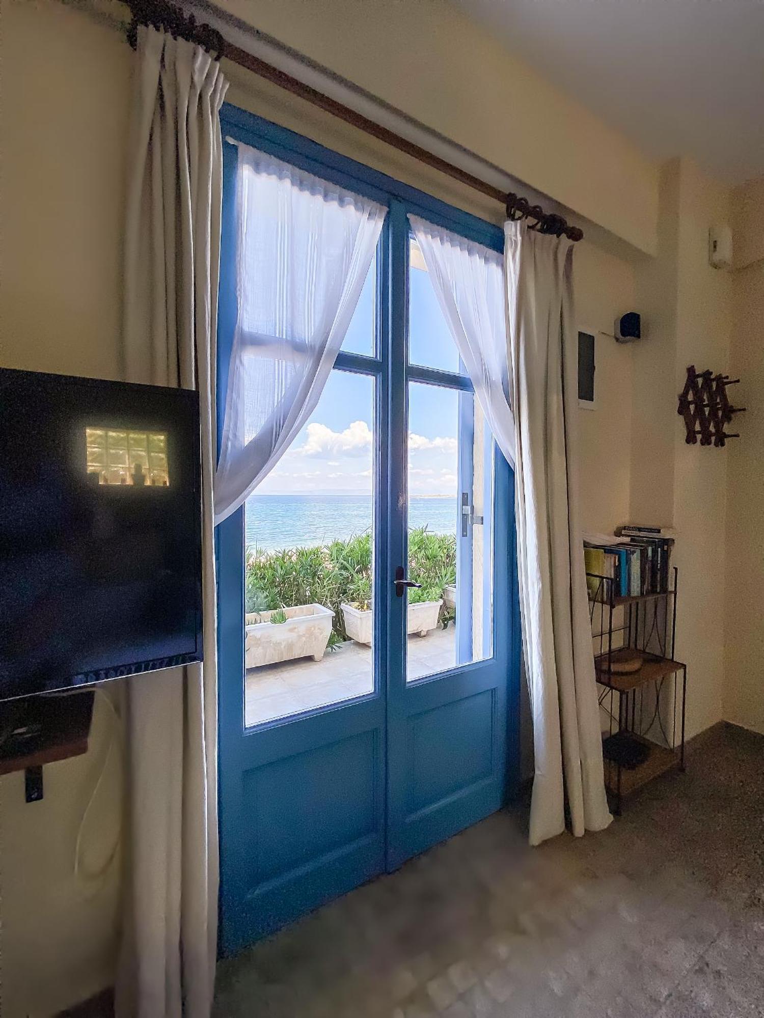 Kyparissis Beach Houses Skala Mistegnon 외부 사진