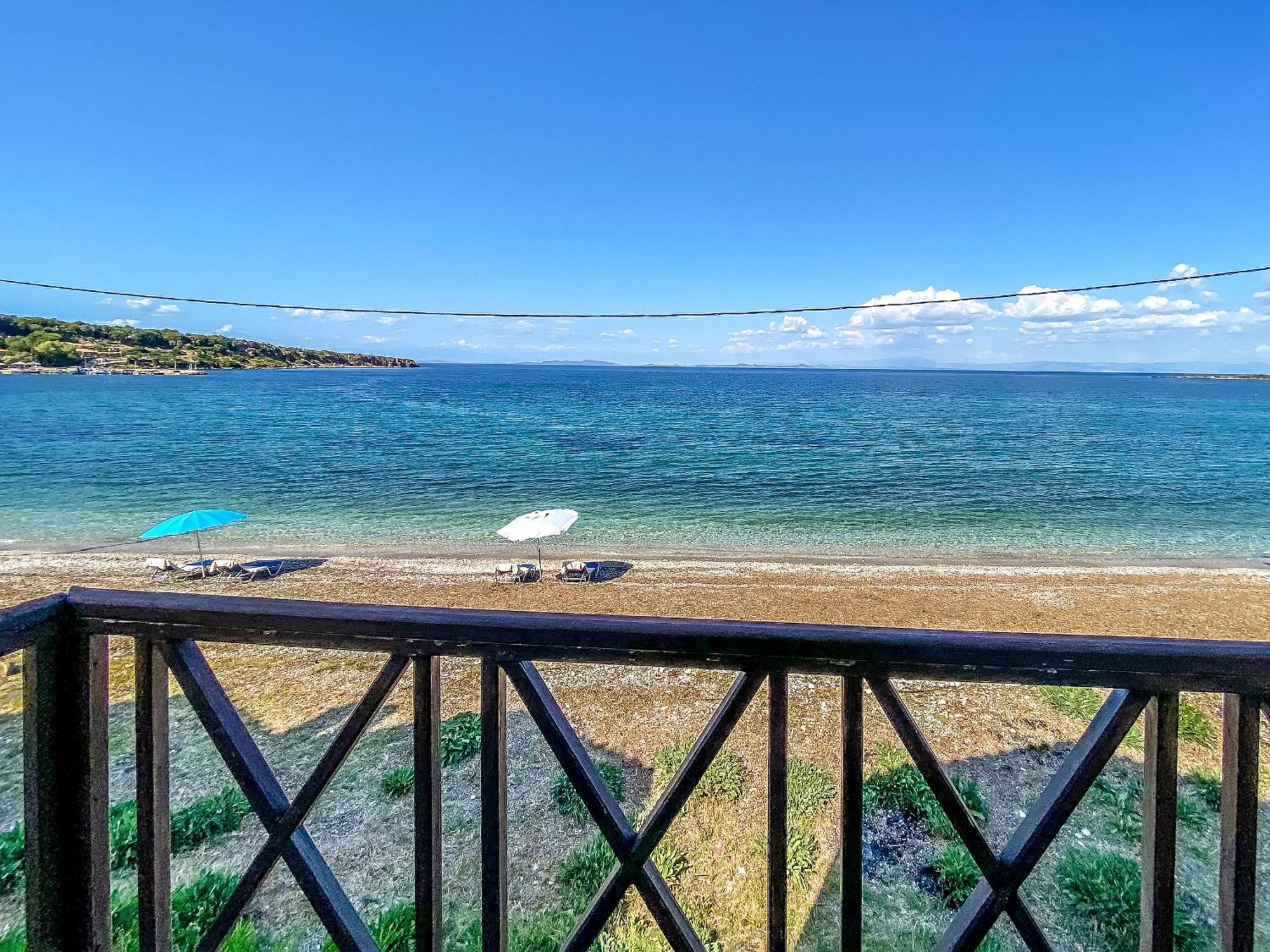 Kyparissis Beach Houses Skala Mistegnon 외부 사진