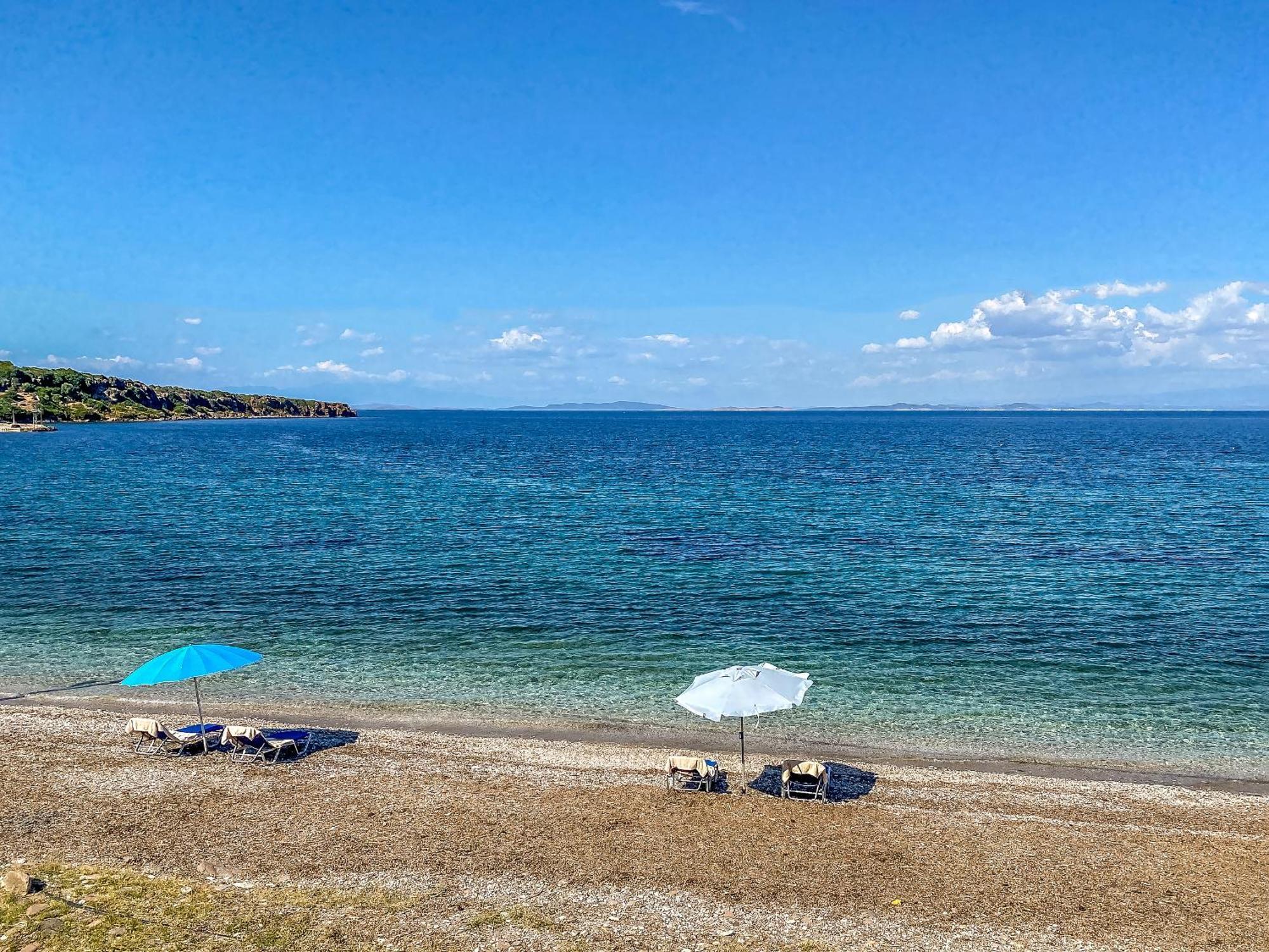 Kyparissis Beach Houses Skala Mistegnon 외부 사진